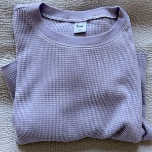 TNA Alamo waffle long sleeve lilac